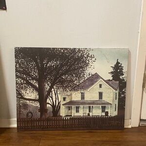 Rustic House Canvas Art